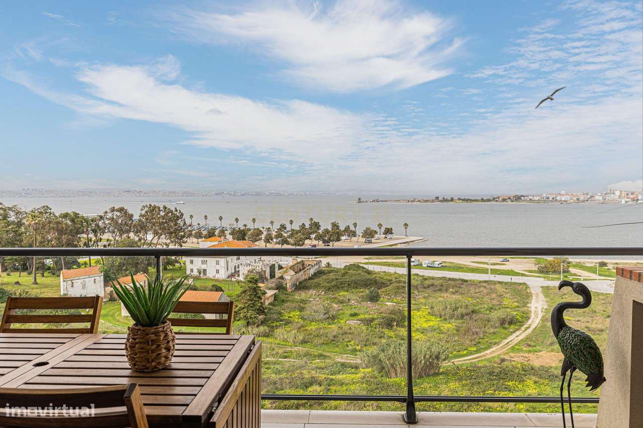 Apartamento no River Terraces com magnifica vista rio-0