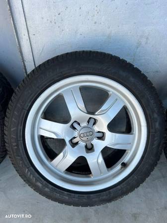 Jante Audi A3A4A5A6 cu cauc 225/50/R17 Dunlop iarna dot2016 75jx17et28 - 3