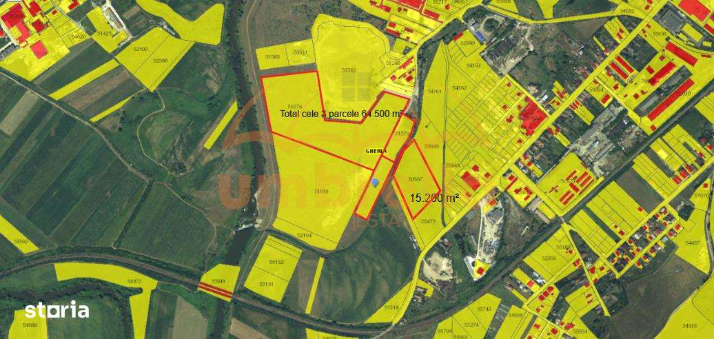 Teren de vanzare in Gherla, Strada Gelu langa groapa de gunoi 64.500mp - Imagine principală: 5/5