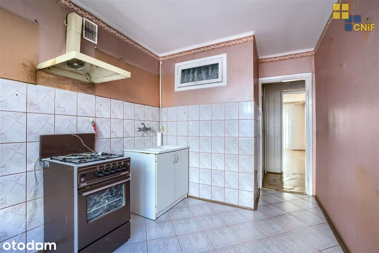 Ładne 2 pokoje,do remontu,balkon,blok-4