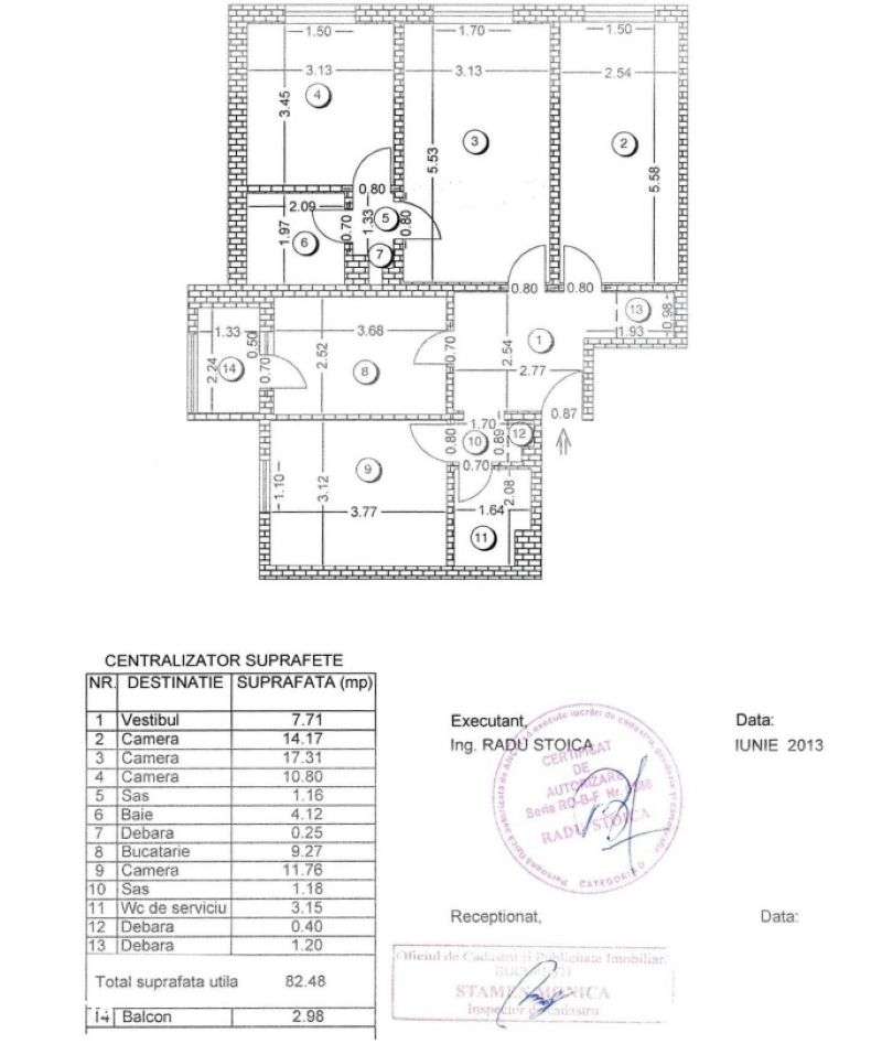 Preț de BLACK FRIDAY 4 camere Teiul Doamnei, zonă verde bloc anvelopat-19