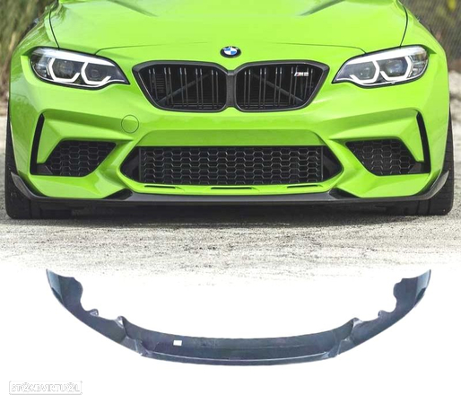 SPOILER LIP FRONTAL PARA BMW F87 M2 COMPETITION CARBONO - 1