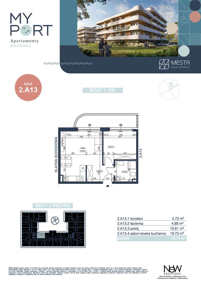 MyPort Apartamenty Darłówko - 2.A13