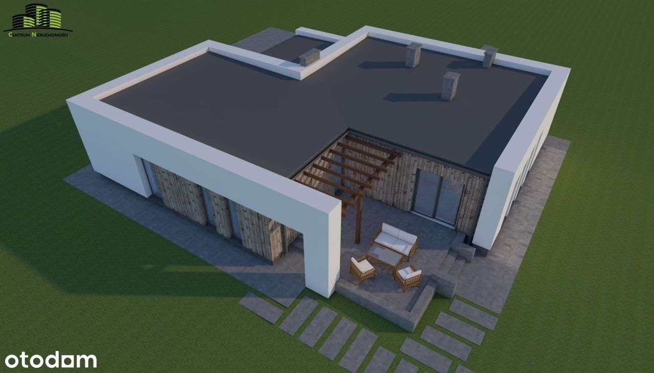 Nowoczesny dom parterowy – Czarna Wieś Kościelna - Pełny obrazek: 5/5