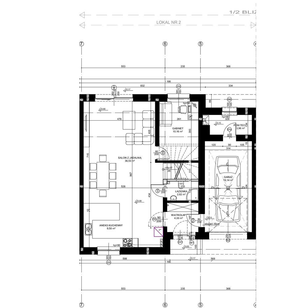Sprzedam segment 149m2 w Falentach Nowych z garażem jednostanowiskowym - Pełny obrazek: 2/7
