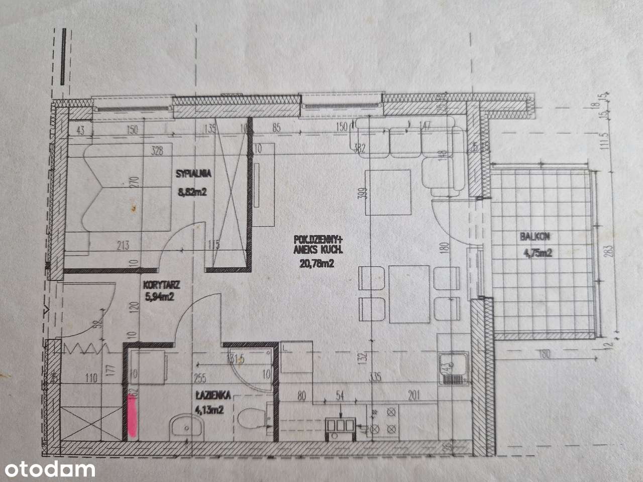Nowoczesne 2 pokoje z balkonem i parkingiem w cenie-3