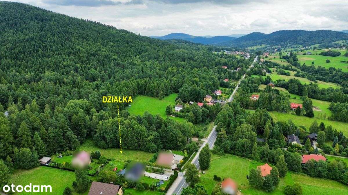 Widokowa działka budowlana | Kocoń, gm. Ślemień - Pełny obrazek: 5/12