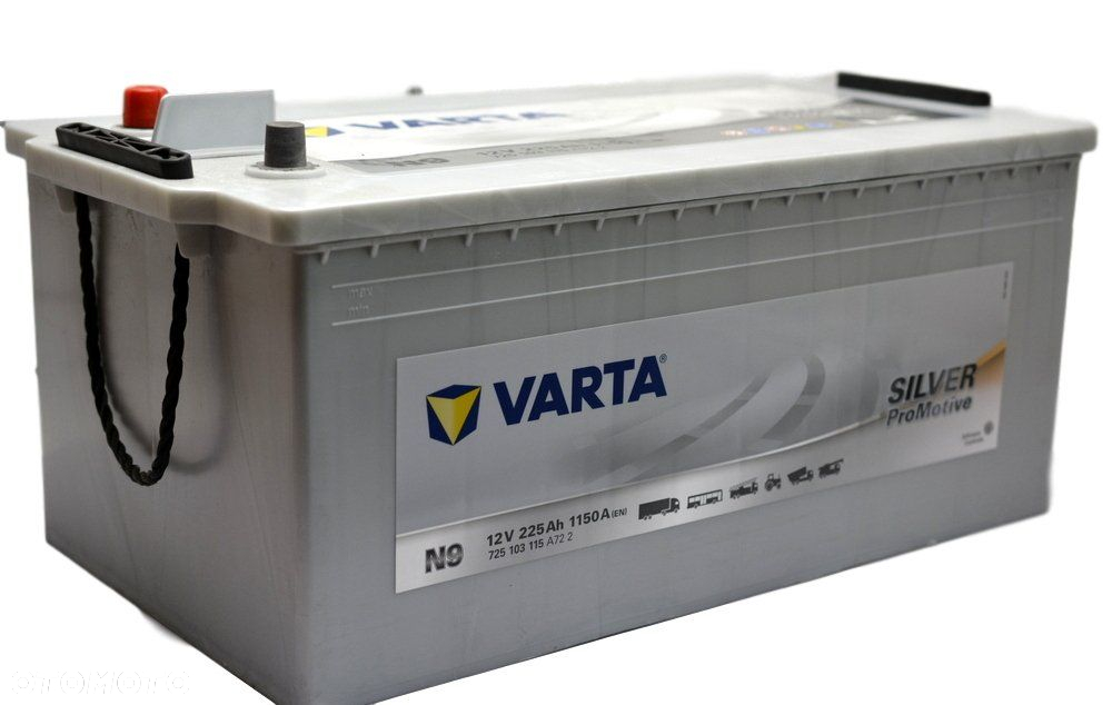 VARTA SILVER 225Ah 1150A N9 MOŻLIWY DOWÓZ MONTAŻ - 3