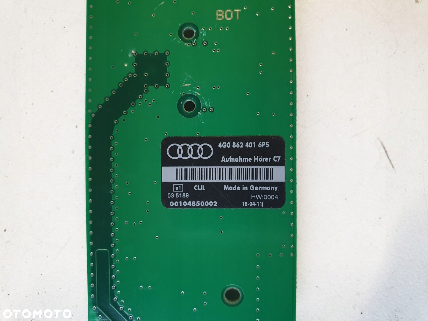 WIĄZKA INSTALACJA TELEFONU MODUŁ AUDI A6 C7 A7 4G - 6