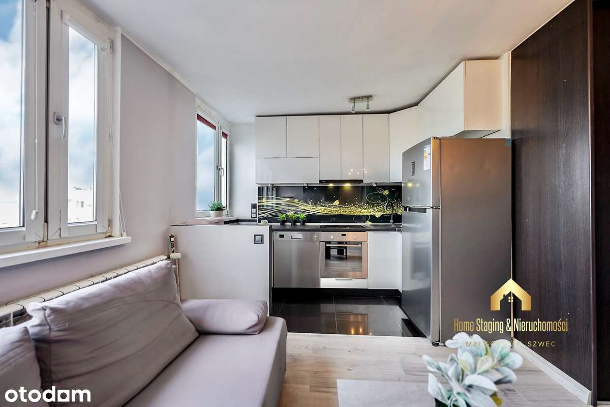 Spółdzielcze własnościowe!2-pokojowe mieszkanie z wyposażeniem-1