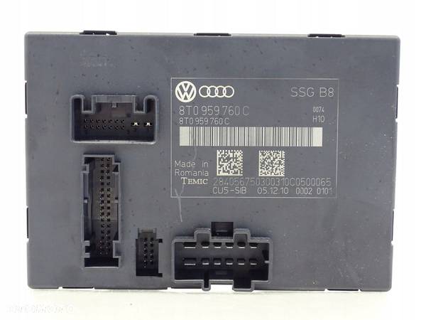 MODUŁ STEROWNIK FOTELA AUDI A5 8T 8T0959760C - 2