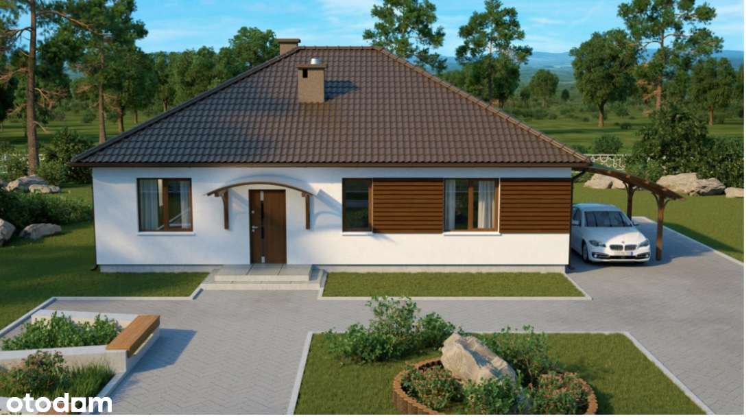 Dom działka 1200m – Kliniska k. Szczecina | pompą ciepła | 3 sypialnie - Pełny obrazek: 5/9