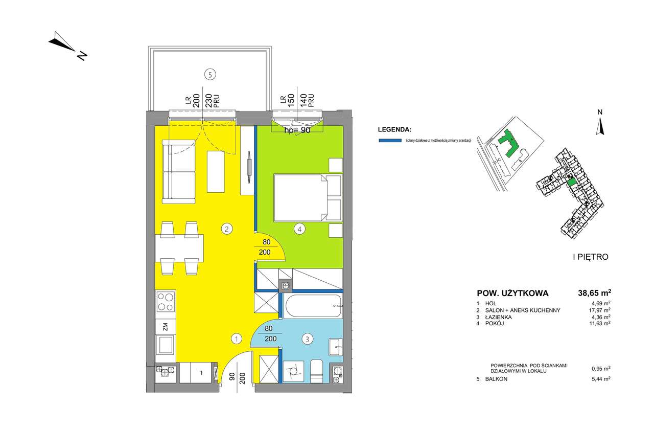 Małe, nowoczesne 2-pokojowe w otoczeniu natury-6