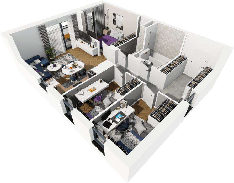 Nowe / 4 pokoje / 2 balkony-10