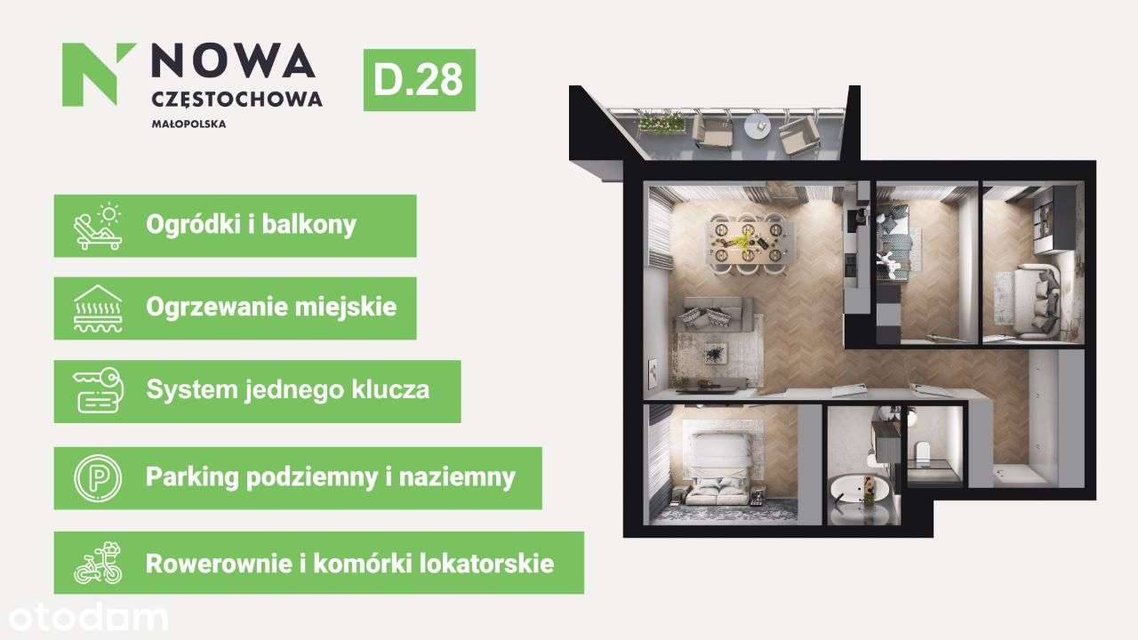 Idealne dla rodziny | 4 pokoje | 3 piętro | Z balkonem | Od dewelopera - Pełny obrazek: 4/14