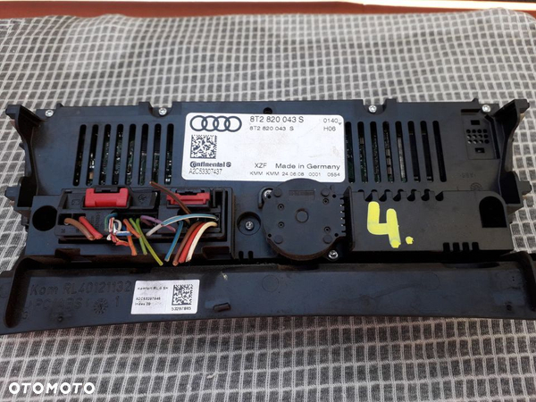 Panel klimatyzacji nawiewu Audi A4 B8 A5 8T28200435 - 2