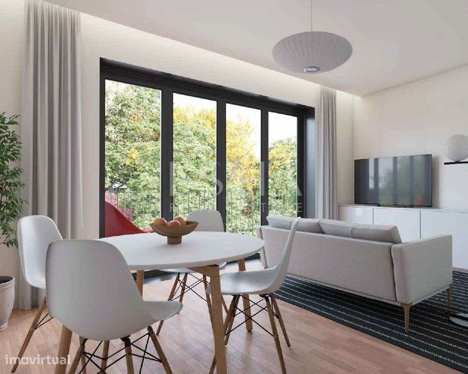 Apartamento T2 novo com terraço próximo estádio do dragão, Porto-0