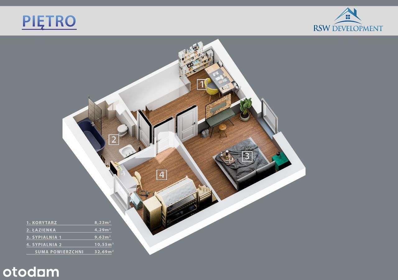 Dom, 75 m², Bolechówko-4