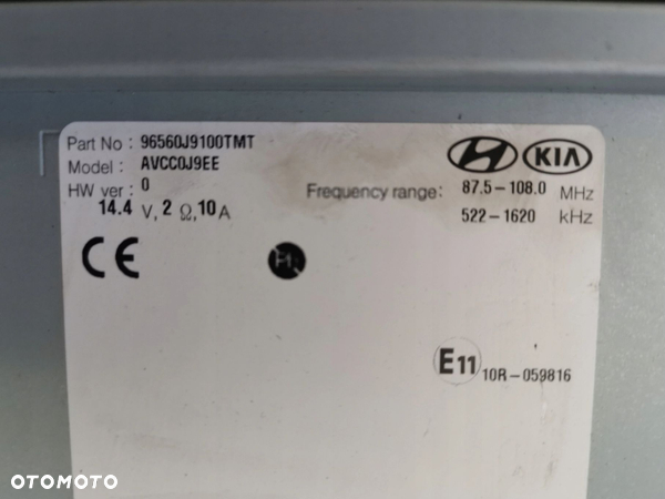 HYUNDAI KONA RADIO NAWIGACJA 96560-J9100TMT EUROPA KRELL - 9