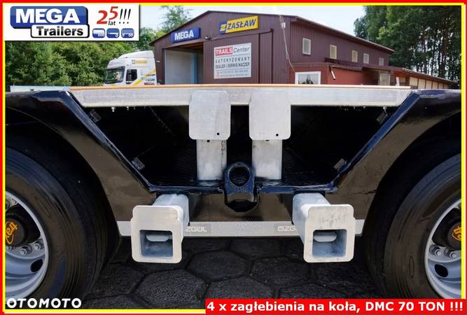 Inny Niskopodłogwa 4x zagłębiana MEGA Trailers, 4-osie, Ład. 58 TON ! - 37