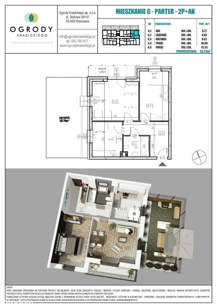 Wygodne mieszkanie na parterze - ogródek i taras - Pełny obrazek: 3/14