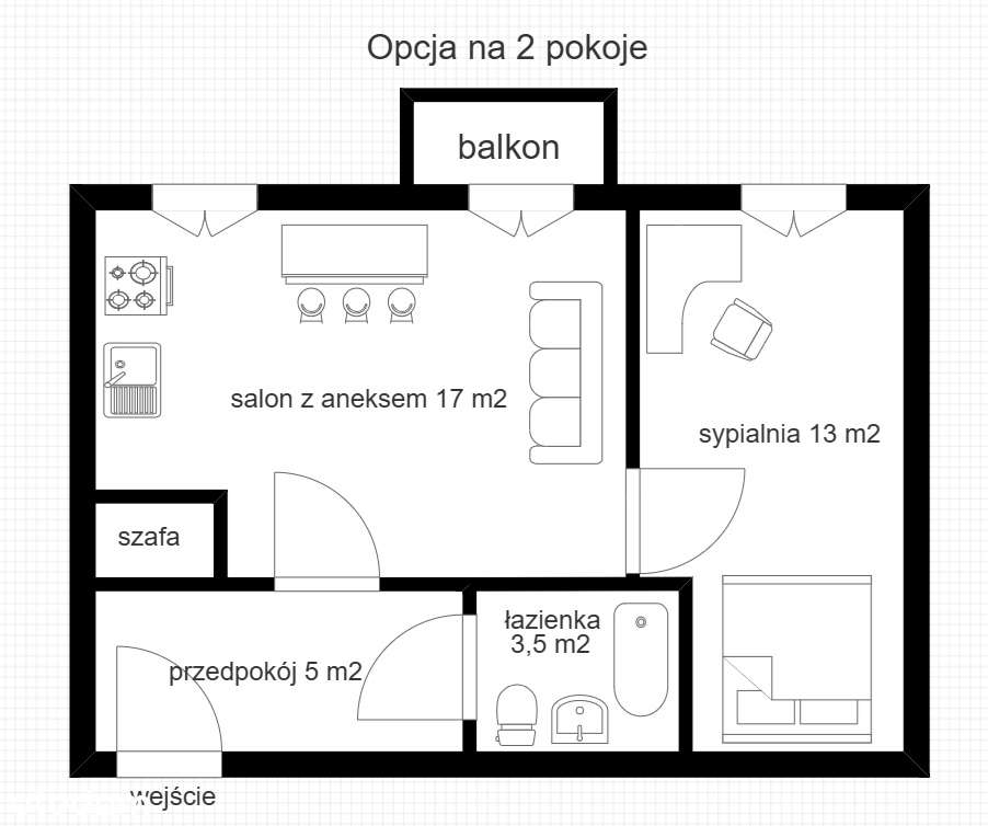 Śródmieście, 37 m2, 1 lub 2 pokoje, przy pięknym parku!-11