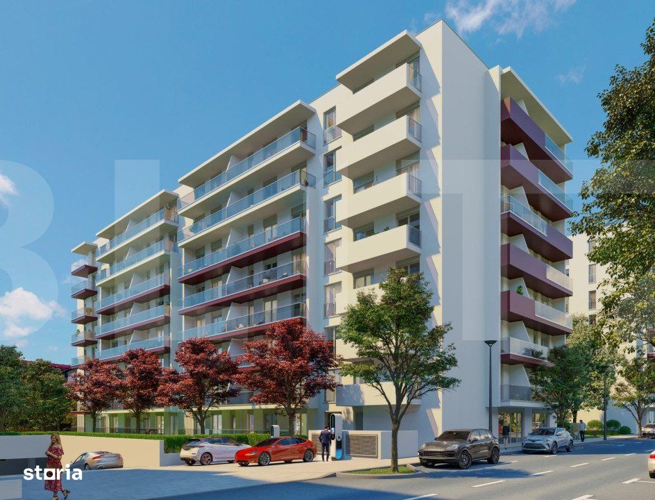 Apartament de 2 camere, 57.87 mp, cartier Iris