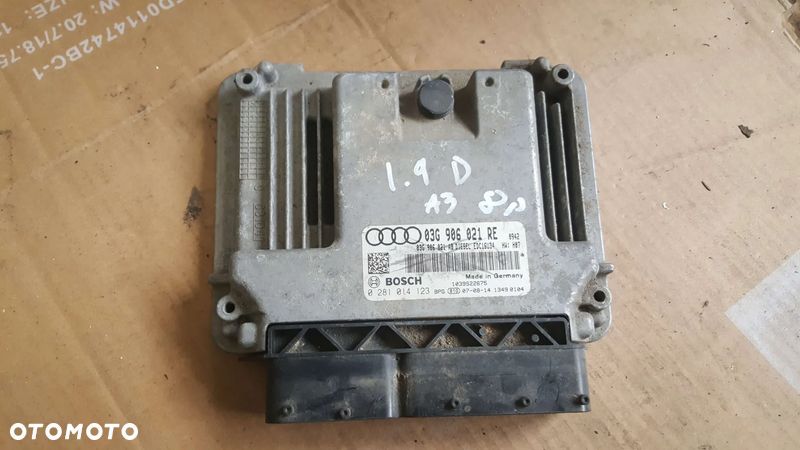 Sterownik komputer silnika 1.9 TDI 105KM 03G906021RE 03G906021LS Vw Skoda Audi Seat - 1