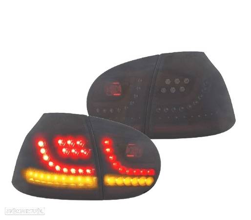 CONJUNTO DE FAROLINS LED PARA VOLKSWAGEN VW GOLF 5 03-08 NEW LOOK INDICADORES DINAMICOS - 5