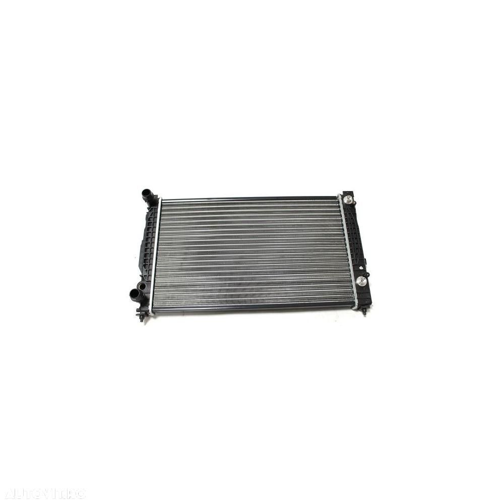 Radiator racire Audi A4 (B5), 02.1996-09.2000, motor 1.9 TDI, 66/81/85 kw, diesel, 1.6, 74 kw; 1.8, 85/92 kw, 1.8 T, 110/132 kw, benzina, cutie automata, cu/fara AC, 634x388x34 mm, aluminiu/plastic, - 1