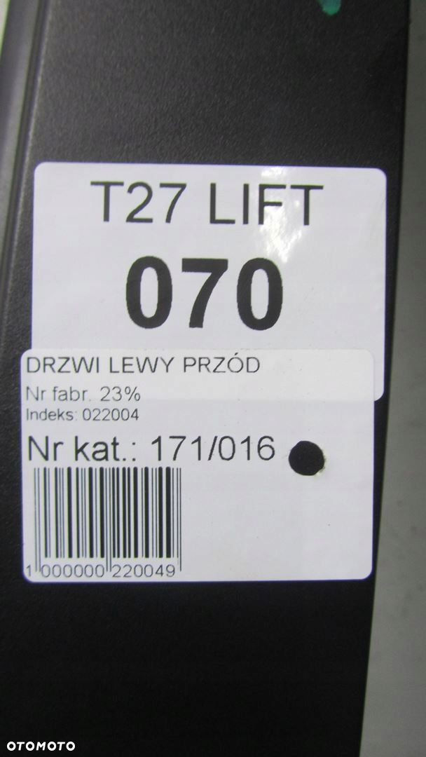 AVENSIS T27 LIFT DRZWI LEWE PRZÓD 040 12- - 8