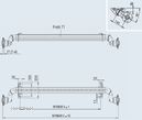 Oś niehamowana AL-KO OPTIMA 750kg 1000mm 4x100 przyczepy lawety - 6