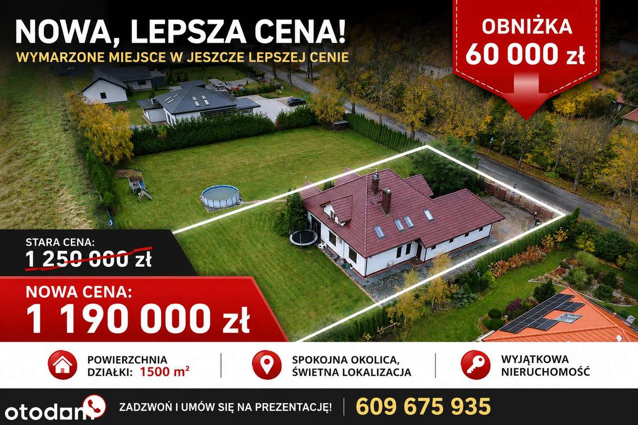 Dom przy ul. Jamneńskiej w Koszalinie! Działka 1500 m²