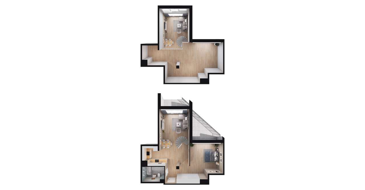 4-pokojowe mieszkanie 104m2 + 2 loggie - Pełny obrazek: 2/8