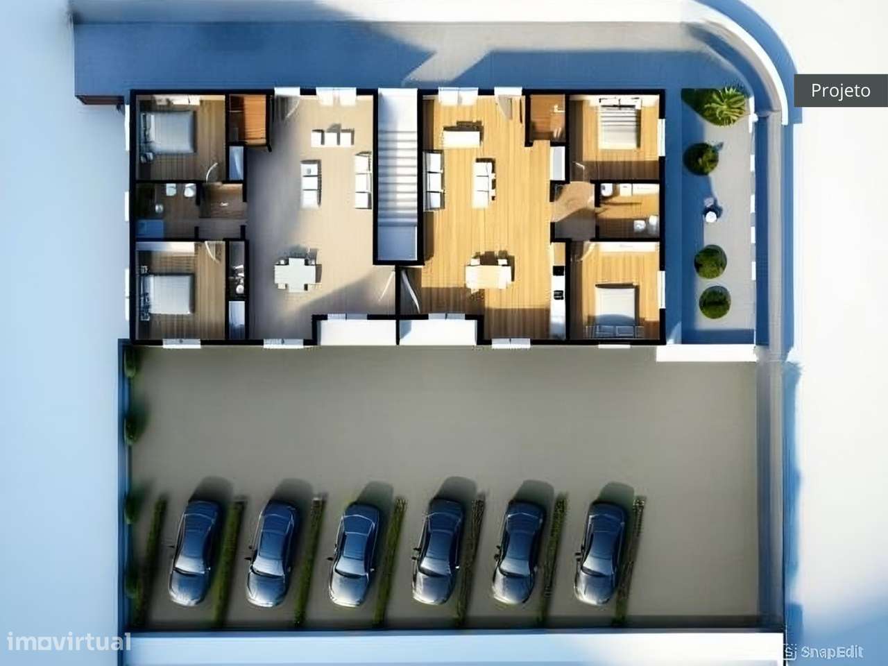 Apartamento T2 em fase de construção - Grande imagem: 3/9