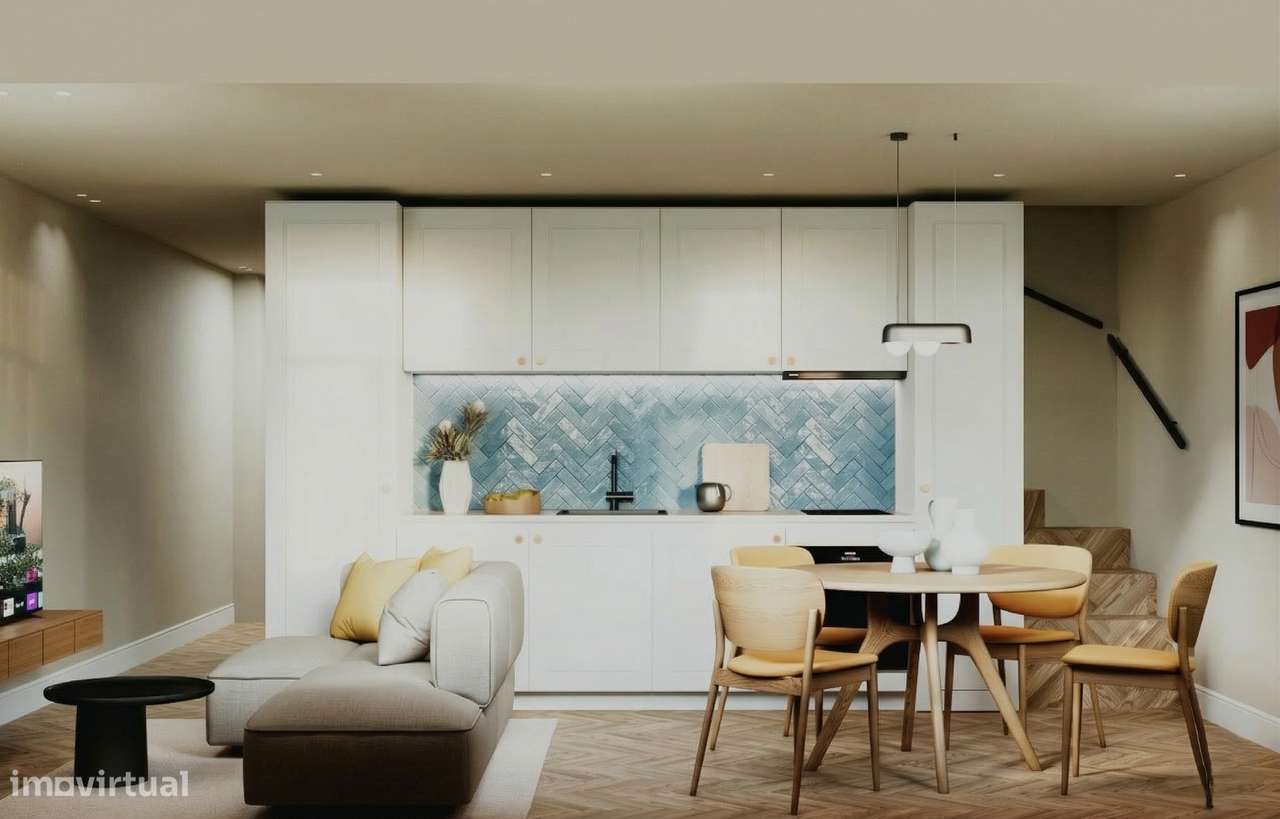 Apartamento T1+2 duplex, águas furtadas - Grande imagem: 2/28