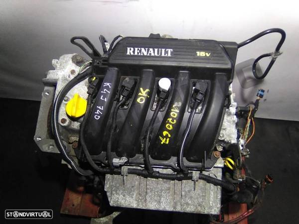 Motor K4j740 Renault Megane Ii 1.4 16v - 2