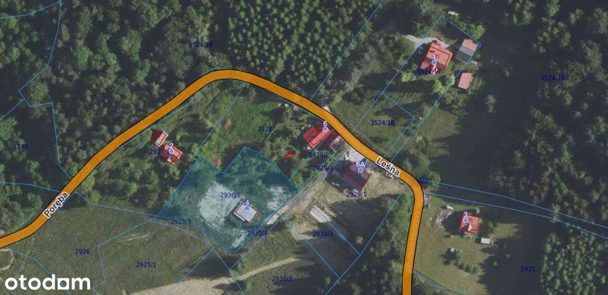 Działka pod budowę w Odrzykoniu – panorama, cisza! - Pełny obrazek: 2/10