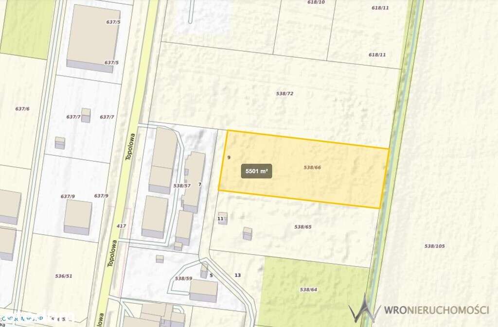 Działka Usługowa  0,5487ha |Szewce| - Pełny obrazek: 2/2