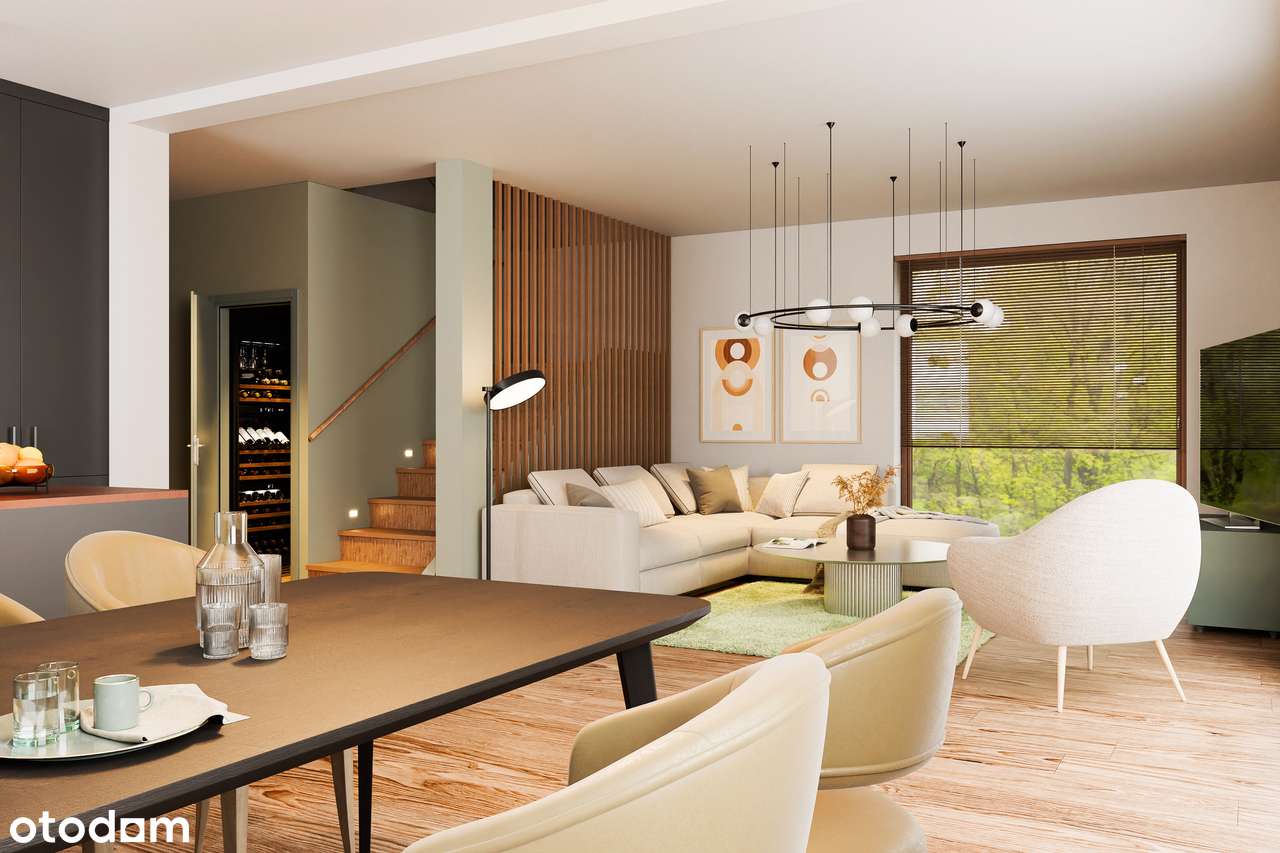 Nowoczesny dom z widokiem, Smart Home i działką 7ar – Chorągwica-9