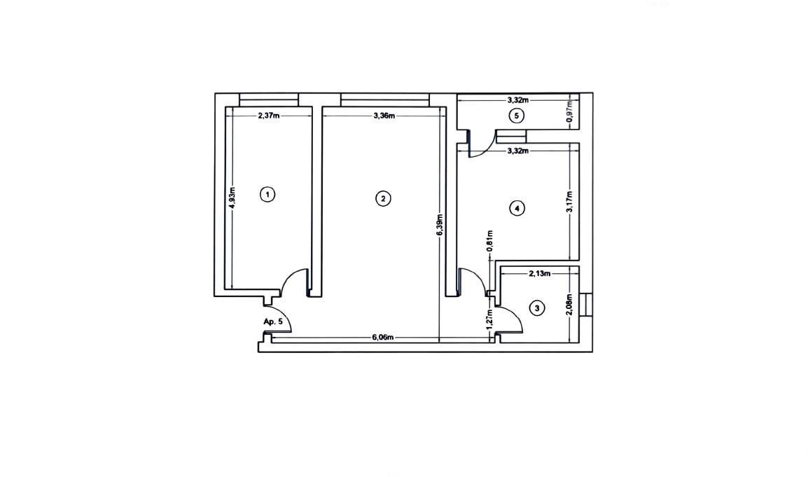 Apartament 3 camere | 56 mp | balcon | Langa Carrefour Ipotesti-7