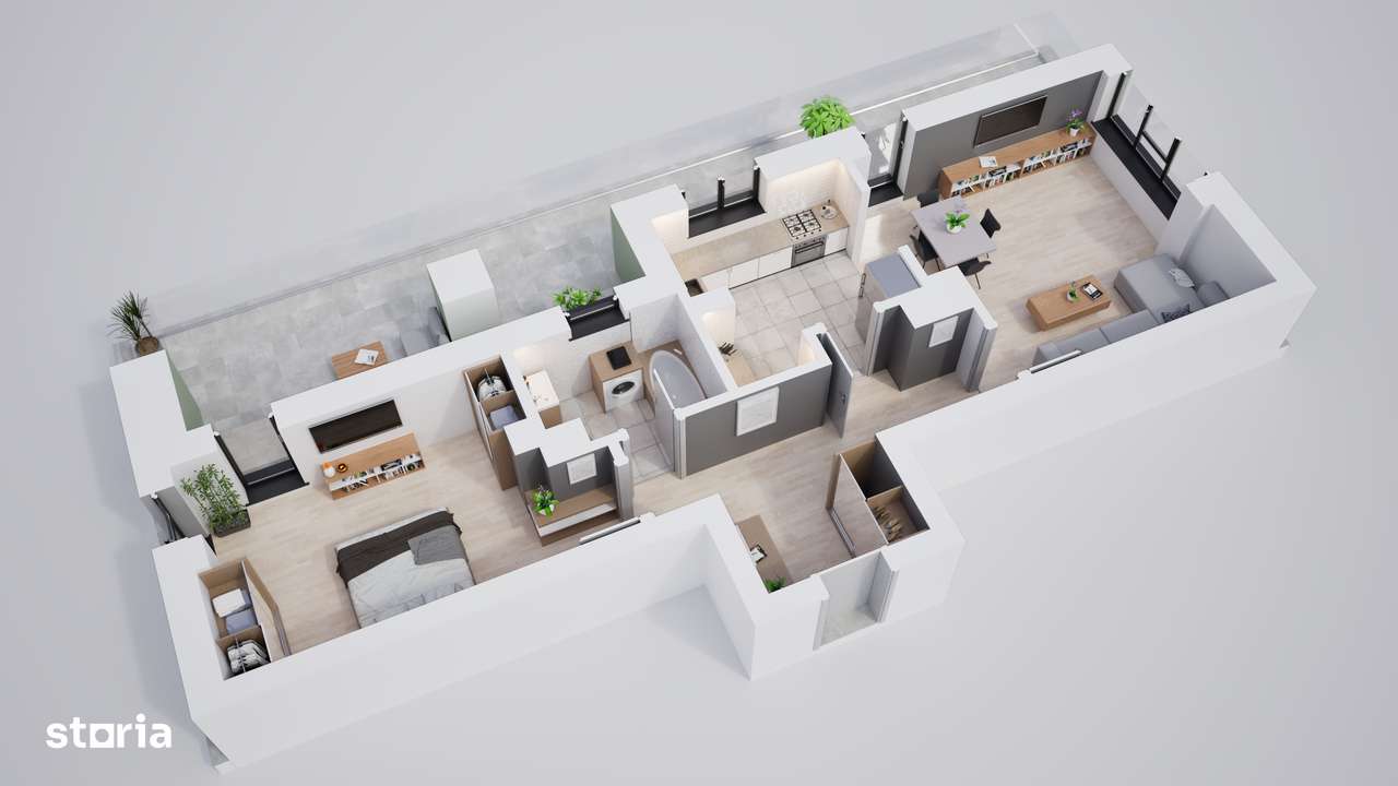 Apartament spatios si luminos, 2 camere, boxe depozitare - Imagine principală: 4/19