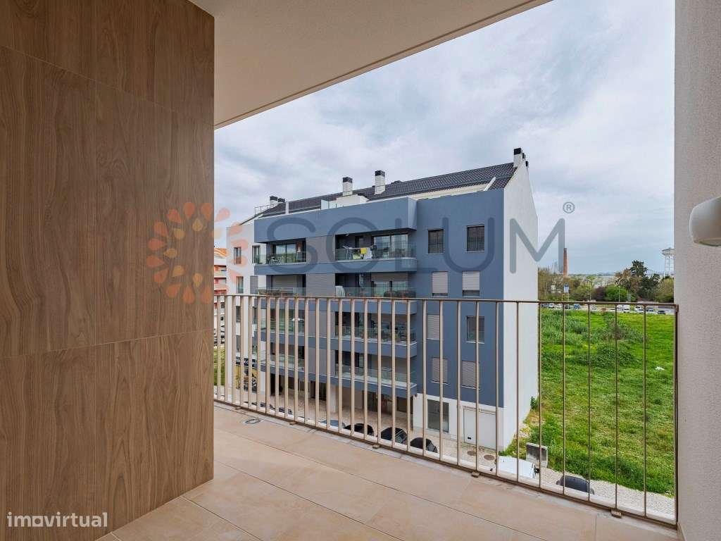 Apartamento T3 novo com 2 parqueamentos - Montijo-7