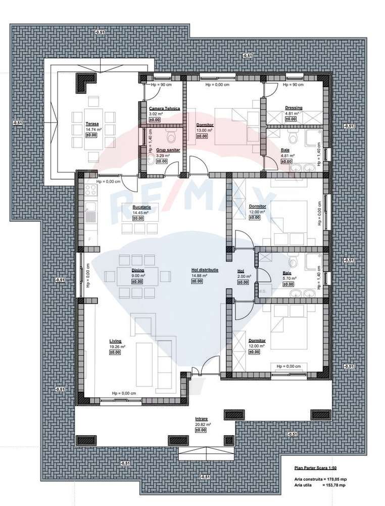 Casă cu 4 camere Greenfield Residence-8
