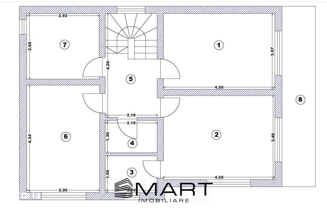 Casa individuala 130mp la Alb interior si cheie exterior in Poplaca - Imagine principală: 5/5