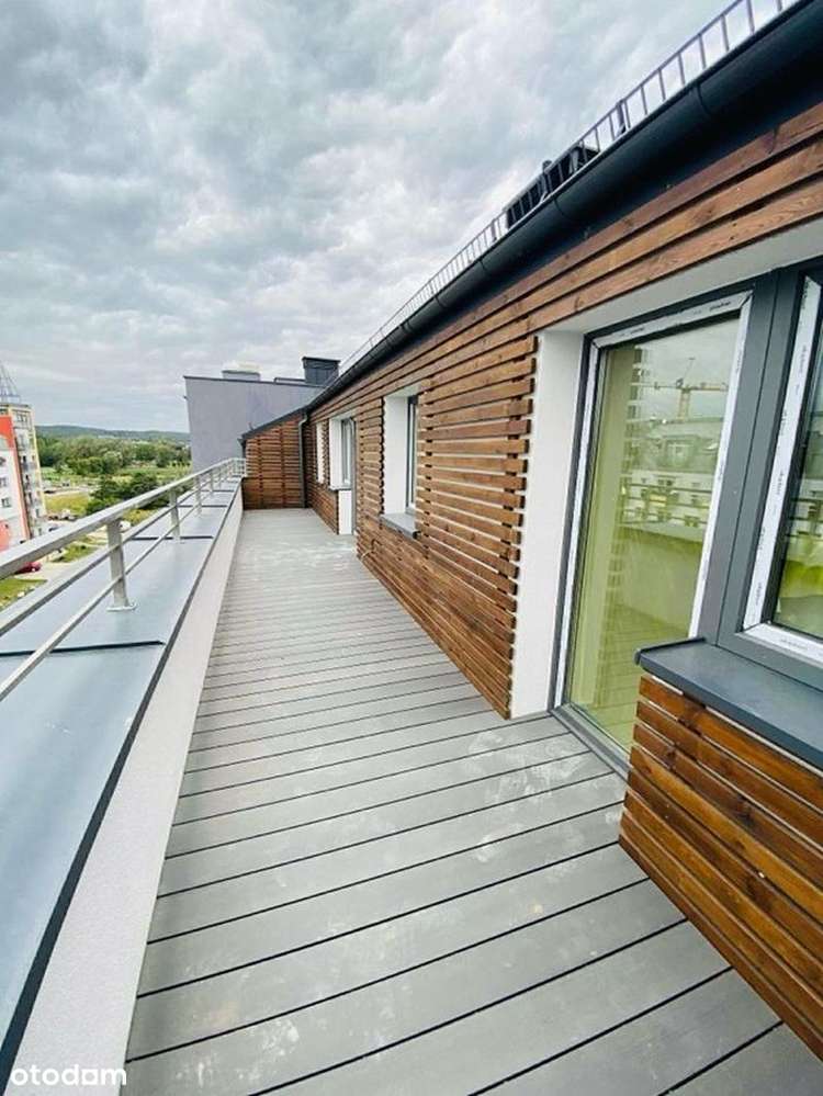 Nowy budynek. 76m2 mieszkania + 20m2 tarasu +4m2 komórka + m-ce post.-9