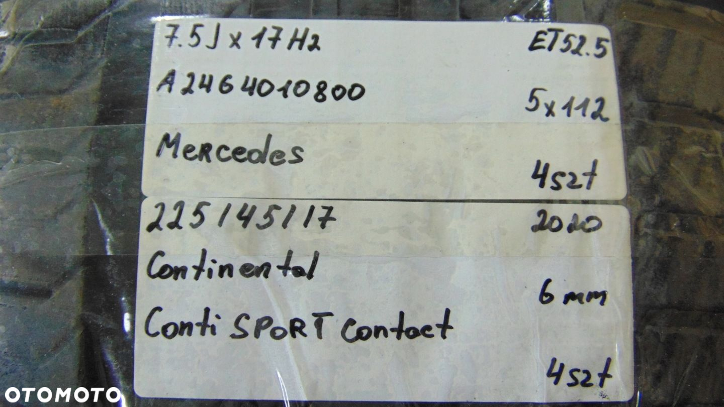 Mercedes-Benz B W246 OE 7.5x17 5x112 ET52 - 9
