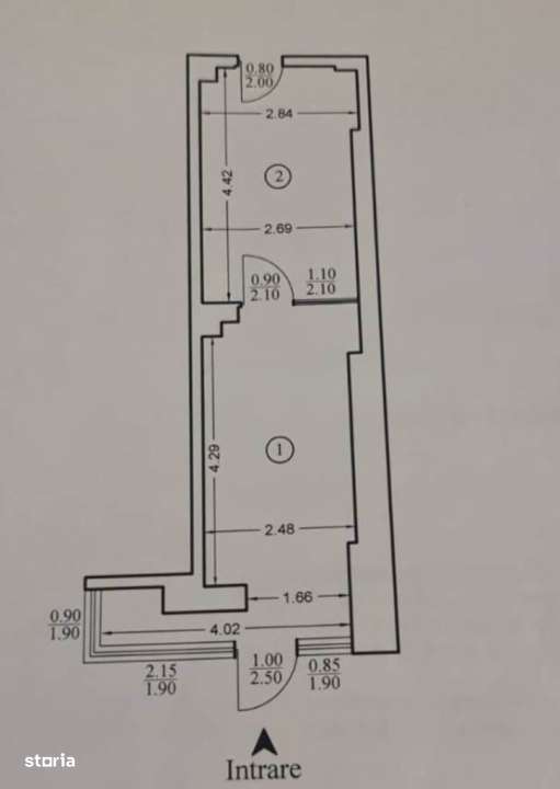 Inchiriere Spatiu Comercial Vitrat, 27 mp Gara Iasi - McDonald's. - Imagine principală: 3/3