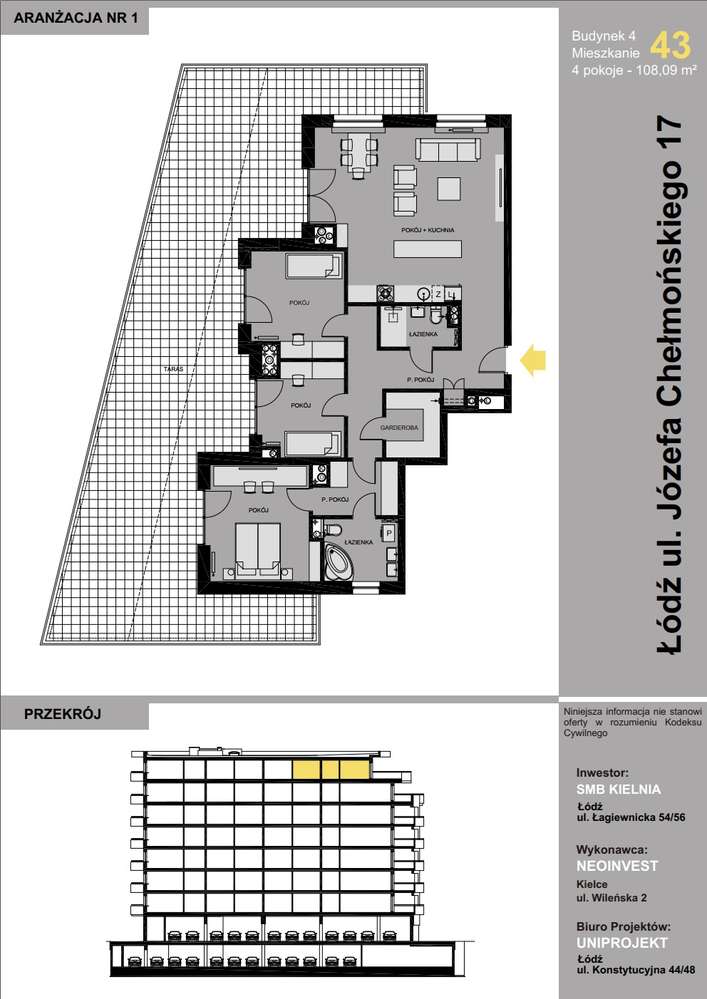 Osiedle Chełmońskiego - czteropokojowe - 108,09 m2 - Pełny obrazek: 5/19