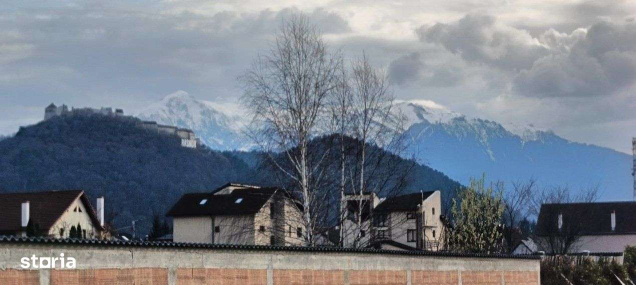 Teren  pentru casa cu panorama spre munti si Cetatea Rasnovului-0